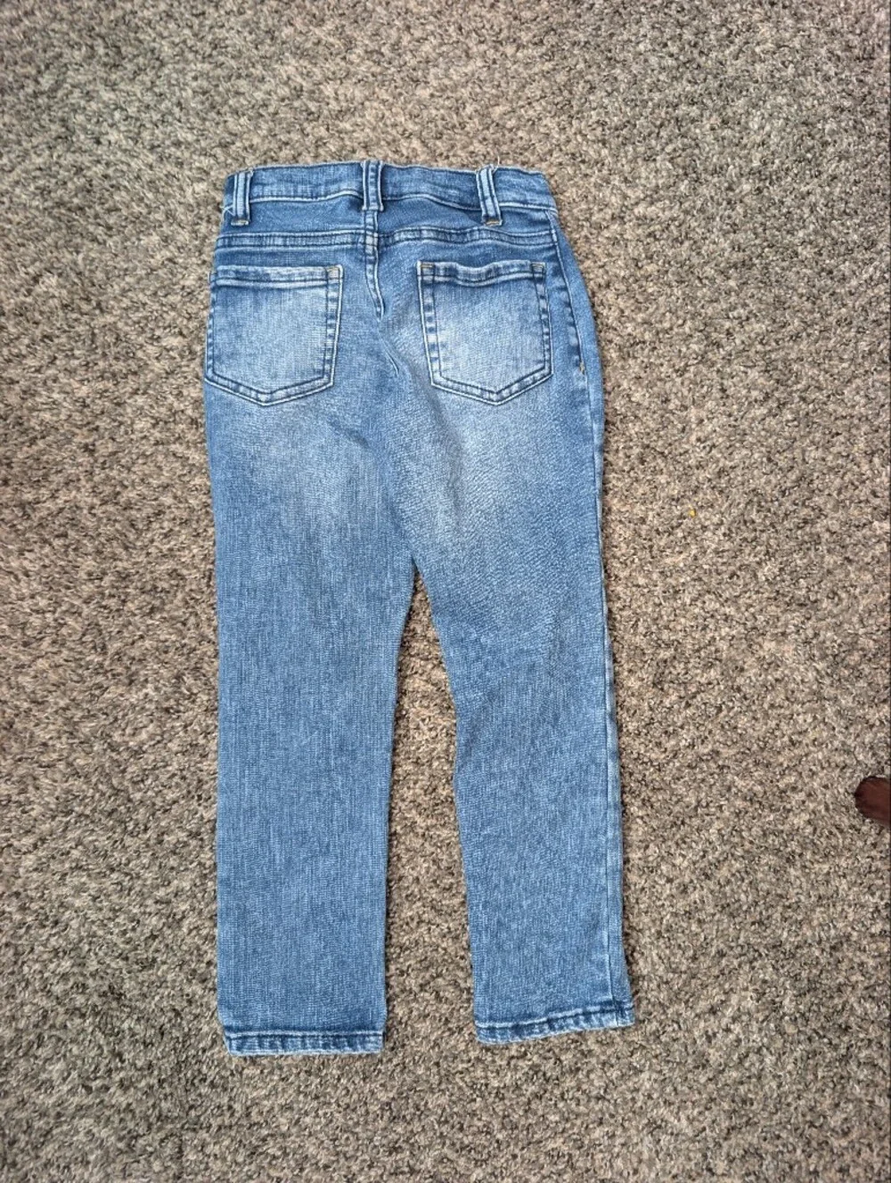Gymboree Girls Blue Jeans with Sunflower Embroidery Details Skinny Leg Size 5T